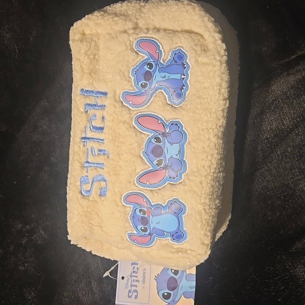 Stitch makeup bag
